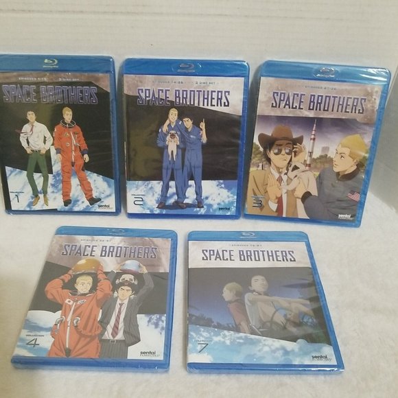 Space BrothersTV Anime Series BLU-RAY Volume 1 2 3 4 7